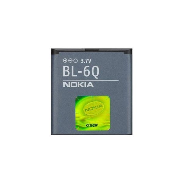 BATTERIA ORIGINALE NOKIA BL-6Q per 6700c, 6700c ILLUVIAL 970mAh LI-ION BULK