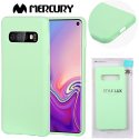 CUSTODIA per SAMSUNG GALAXY S10 (SM-G973) IN GEL TPU SILICONE COLORE VERDE ACQUA ALTA QUALITA' MERCURY STYLE LUX BLISTER