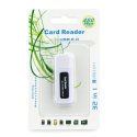 LETTORE DI MEMORIE USB 2.0 15 IN 1 - SDHC/SD, MMC, RS-MMC, Mini-SD, Micro SD, TF, XD, MS COLORE BIANCO E NERO