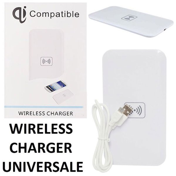 TRAVEL CASA WIRELESS 5W COMPATIBILE CON TUTTI I DISPOSITIVI DOTATI DI TECNOLOGIA QI COLORE BIANCO CONFEZIONATO IN BLISTER