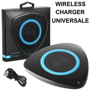 TRAVEL CASA WIRELESS 5W CERTIFICATO QI PER TUTTI I DISPOSITIVI DOTATI DI TECNOLOGIA QI COLORE NERO CONFEZIONATO IN BLISTER