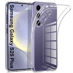 CUSTODIA per SAMSUNG GALAXY S25 PLUS (SM-S936) IN GEL TPU SILICONE 1,8mm TRASPARENTE