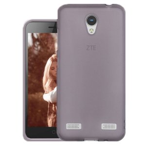 CUSTODIA per ZTE BLADE A520 IN GEL TPU SILICONE COLORE NERO TRASPARENTE