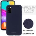 CUSTODIA per SAMSUNG GALAXY A41 (SM-A415) - IN SILICONE CON INTERNO IN MICROFIBRA COLORE BLU ALTA QUALITA' MERCURY