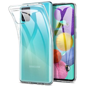 CUSTODIA per SAMSUNG GALAXY A51 (SM-A515) - IN GEL TPU SILICONE TRASPARENTE - ATTENZIONE: Non compatibile con Galaxy A51 5G!