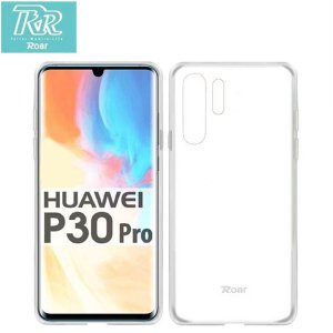 CUSTODIA per HUAWEI P30 PRO, P30 PRO NEW EDITION - IN GEL TPU SILICONE TRASPARENTE ALTA QUALITA' ROAR COLORFUL