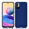 CUSTODIA per XIAOMI REDMI NOTE 10 5G, POCO M3 PRO 5G IN GEL TPU SILICONE SLIM BLU SATINATO - ATTENZIONE..