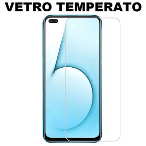 PELLICOLA per REALME X3 SUPER ZOOM, X50 (5G), 6 PRO, 7I, C17, C15, C12 - PROTEGGI DISPLAY VETRO TEMPERATO 0,33mm - ATTENZIONE..