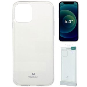 CUSTODIA per APPLE IPHONE 12 MINI (5.4") IN GEL TPU SILICONE TRASPARENTE ALTA QUALITA' MERCURY