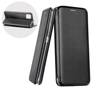 CUSTODIA per APPLE IPHONE 13 PRO MAX - FLIP ORIZZONTALE SIMILPELLE CON CHIUSURA MAGNETICA INVISIBILE E INTERNO IN TPU NERO