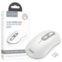 MOUSE WIRELESS 2.4G RISOLUZIONE 1600 DPI CON 4 TASTI E ROTELLINA SCROLL - CONFORTEVOLE E SILENZIOSO COLORE BIANCO GM21 HOCO