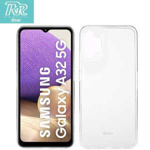 CUSTODIA per SAMSUNG GALAXY A32 5G (A326B) GEL TPU SILICONE TRASPARENTE ALTA QUALITA' ROAR COLORFUL BLISTER - ATTENZIONE..