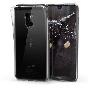 CUSTODIA per NOKIA 3.2 (6.26") IN GEL TPU SILICONE TRASPARENTE