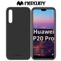 CUSTODIA per HUAWEI P20 PRO IN GEL TPU SILICONE COLORE NERO ALTA QUALITA' MERCURY SOFT BLISTER