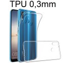 CUSTODIA per HUAWEI P20 LITE IN GEL TPU SILICONE ULTRA SLIM 0,3mm TRASPARENTE