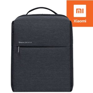 ZAINO BORSA ORIGINALE XIAOMI CITY BACKPACK 2 PER NOTEBOOK FINO A 15.6" CON 8 SCOMPARTI E IMPERMEABILITA' COLORE GRIGIO SCURO