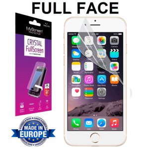 PELLICOLA per APPLE IPHONE 6, IPHONE 6S (4.7" POLLICI) PROTEGGI DISPLAY FULL FACE (COPERTURA TOTALE) MYSCREEN BLISTER