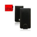 CUSTODIA VERTICALE FLIP PELLE HTC HD7, HD3 COLORE NERO