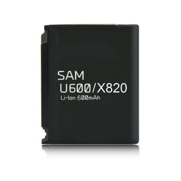 BATTERIA per SAMSUNG X820, U600 600 mAh Li-ion SEGUE COMPATIBILITA'..