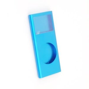 GUSCIO COMPLETO CON VETRINO per APPLE IPOD NANO 2ª GENERAZIONE COLORE BLU