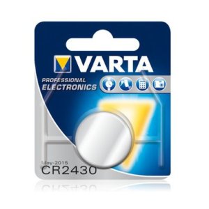 BATTERIA CR2430 BOTTONE LITIO BLISTER 1PZ VARTA