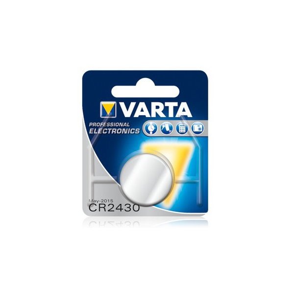 BATTERIA CR2430 BOTTONE LITIO BLISTER 1PZ VARTA