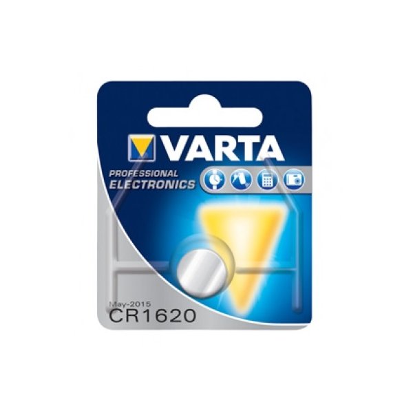 BATTERIA CR1620 BOTTONE LITIO BLISTER 1PZ VARTA