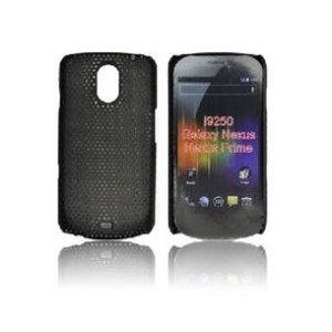 CUSTODIA CRISS CROSS RIGIDA per SAMSUNG I9250 GALAXY NEXUS PRIME COLORE NERO