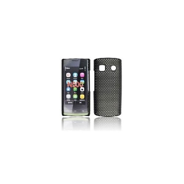 CUSTODIA CRISS CROSS RIGIDA per NOKIA 500 COLORE NERO