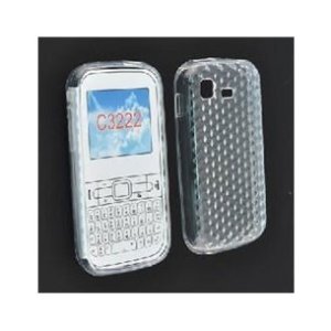 CUSTODIA GEL TPU SILICONE per SAMSUNG Ch@t 322, C3222 COLORE BIANCO