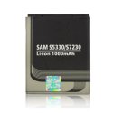 BATTERIA SAMSUNG S5570 GALAXY NEXT, S5330, S5280 GALAXY STAR 1000mAh LI-ION SEGUE COMPATIBILITA'..