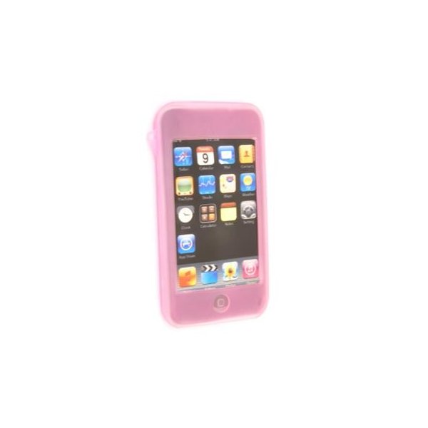 CUSTODIA IN SILICONE per APPLE IPOD TOUCH 1ª GENERAZIONE COLORE ROSA