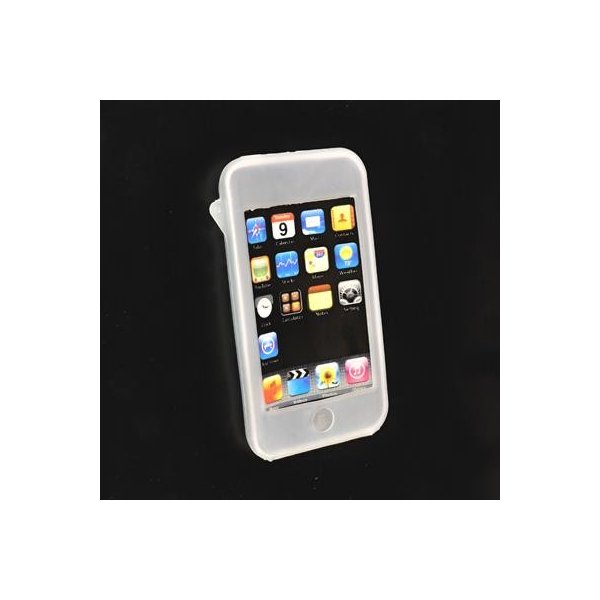 CUSTODIA IN SILICONE per APPLE IPOD TOUCH 1ª GENERAZIONE COLORE BIANCO