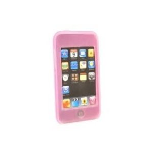 CUSTODIA IN SILICONE per APPLE IPOD TOUCH 2ª e 3ª GENERAZIONE COLORE ROSA