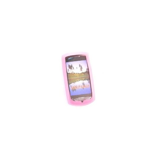 CUSTODIA SILICONE per SAMSUNG S5620 HALLEY EVO COLORE ROSA