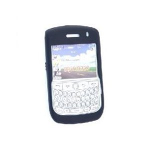 CUSTODIA SILICONE per BLACKBERRY Curve 8900 COLORE NERO