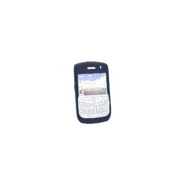 CUSTODIA SILICONE per BLACKBERRY Curve 8900 COLORE NERO