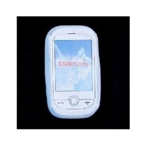 CUSTODIA SILICONE per SAMSUNG S3650 COLORE BIANCO