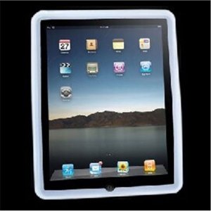 CUSTODIA SILICONE PER APPLE IPAD Wi-Fi, iPad Wi-Fi + 3G COLORE BIANCO