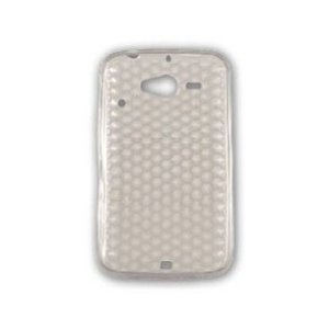 CUSTODIA GEL TPU SILICONE SEMI-RIGIDA per HTC CHACHA COLORE BIANCO