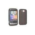 CUSTODIA GEL TPU SILICONE SEMI-RIGIDA per HTC Wildfire, G8 COLORE NERO