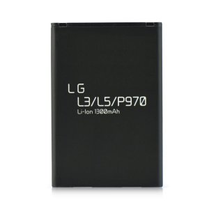 BATTERIA per LG P970 OPTIMUS BLACK, E400 OPTIMUS L3, E610 OPTIMUS L5 - 1300 mAh Li-ion SEGUE COMPATIBILITA'..