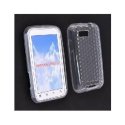 CUSTODIA GEL TPU SILICONE SEMI-RIGIDA per MOTOROLA MB525 DEFY COLORE BIANCO