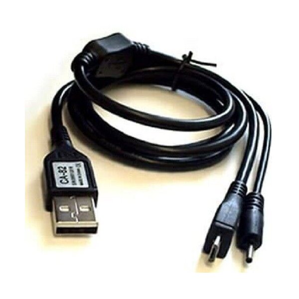 CAVO USB 2IN1 CON DOPPIO ATTACCO MICRO USB e PIN 2mm COLORE NERO