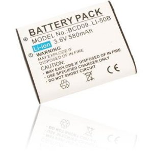 BATTERIA OLYMPUS MJU 850 SW, Stylus 1010 580mAh Li-ion