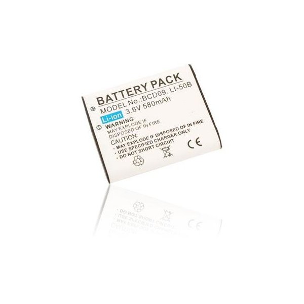 BATTERIA OLYMPUS MJU 850 SW, Stylus 1010 580mAh Li-ion