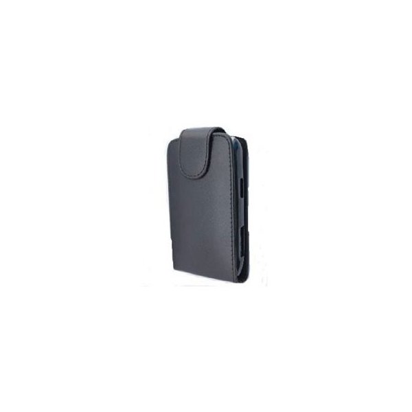 CUSTODIA VERTICALE FLIP PELLE NOKIA X7 COLORE NERO