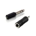 KIT 2 ADATTATORI AUDIO A2-635 (ADATTATORE DA 3.5mm STEREO M A 6.35mm STEREO F + DA 6.35mm STEREO M A 3.5mm STEREO F)