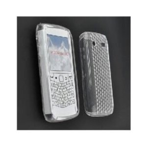 CUSTODIA GEL TPU SILICONE SEMI-RIGIDA per BLACKBERRY Pearl 3G 9100, Stratus COLORE BIANCO