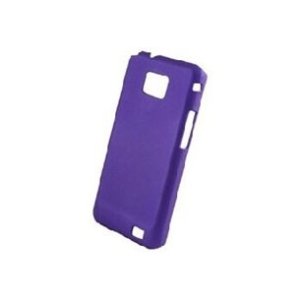 CUSTODIA RIGIDA GOMMATA per SAMSUNG I9100 GALAXY S II, I9105 GALAXY S II PLUS COLORE VIOLA